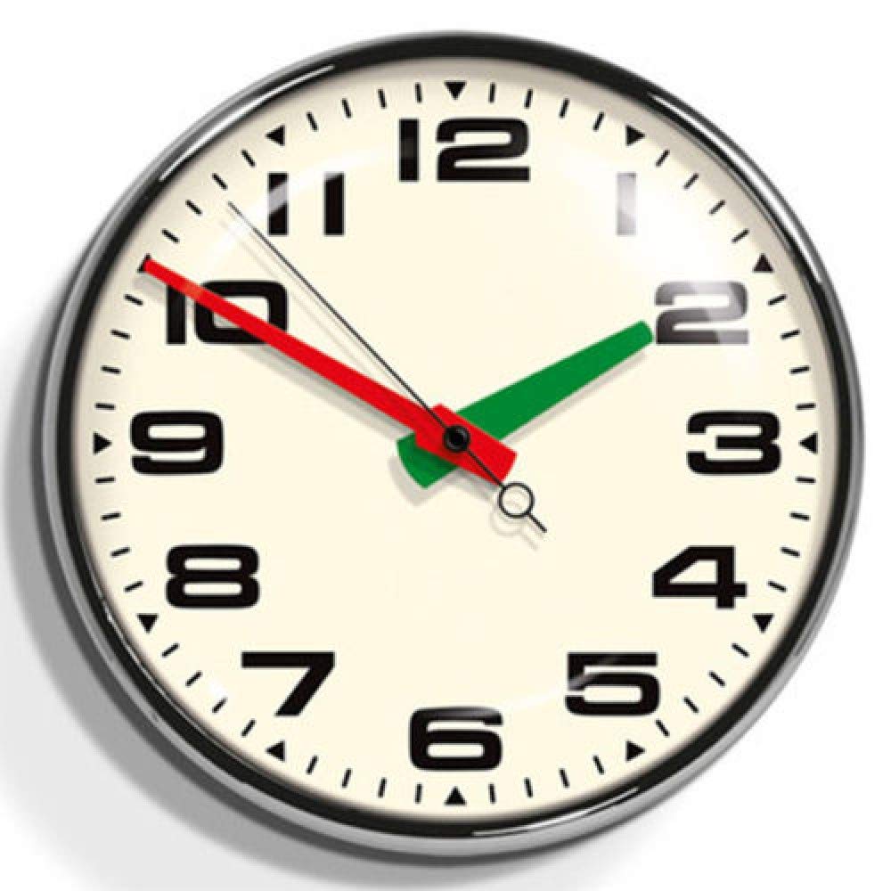 Brixton 40 cm Large Wall Silent Clock Retro Designer Vintage